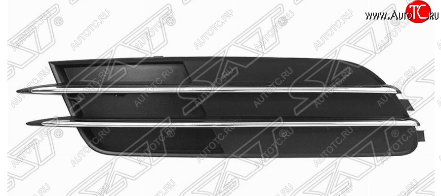 719 р. Левая заглушка бокового воздухозаборника SAT Audi A6 C7 дорестайлинг, седан (2010-2014)  с доставкой в г. Майкоп
