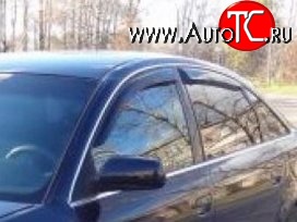 999 р. Комплект дефлекторов окон (ветровиков) 4 шт. Allroad Russtal Audi A6 C5 дорестайлинг, седан (1997-2001)  с доставкой в г. Майкоп