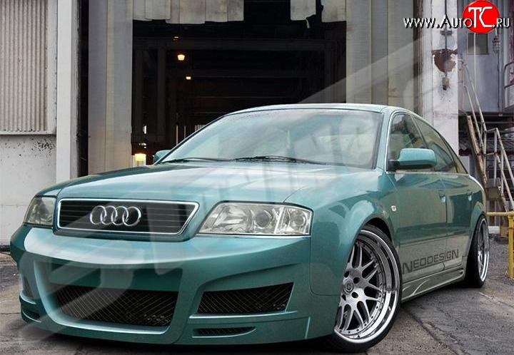 7 299 р. Передний бампер Neodesign Audi A6 C5 дорестайлинг, седан (1997-2001)  с доставкой в г. Майкоп