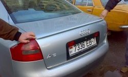 2 399 р. Лип-спойлер Борман Audi A6 C5 дорестайлинг, седан (1997-2001)  с доставкой в г. Майкоп. Увеличить фотографию 2