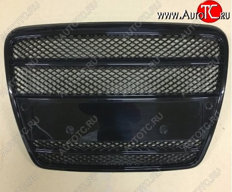 4 399 р. Решётка радиатора CT Audi A6 C6 дорестайлинг, седан (2004-2008) (Неокрашенная)  с доставкой в г. Майкоп