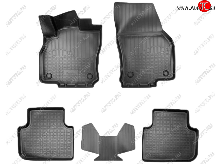 2 699 р. Коврики салона Norplast  Audi Q3  F3 (2018-2022) (Цвет: черный)  с доставкой в г. Майкоп