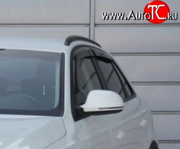 999 р. Комплект дефлекторов окон (ветровиков) 4 шт. Russtal Audi Q3 8U дорестайлинг (2011-2015)  с доставкой в г. Майкоп