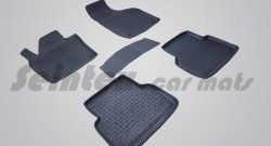 Износостойкие коврики в салон с высоким бортом SeiNtex Premium 4 шт. (резина) Audi Q3  8U (2011-2015) дорестайлинг