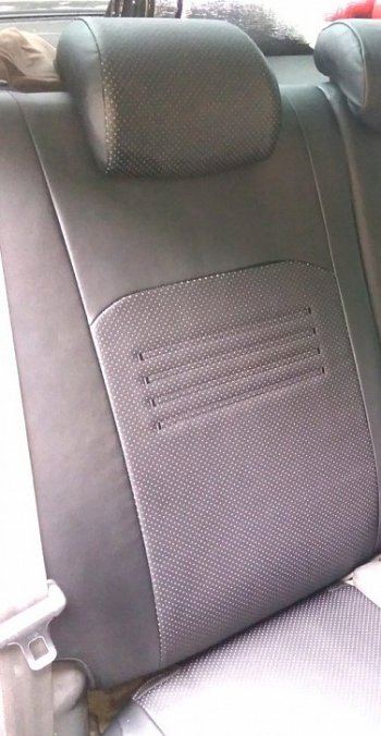 6 699 р. Чехлы для сидений Lord Autofashion Турин (экокожа) Audi Q5 8R дорестайлинг (2008-2012) (Чёрный)  с доставкой в г. Майкоп. Увеличить фотографию 4