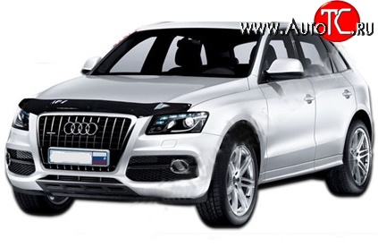 1 179 р. Дефлектор капота NovLine Audi Q5 8R дорестайлинг (2008-2012)  с доставкой в г. Майкоп