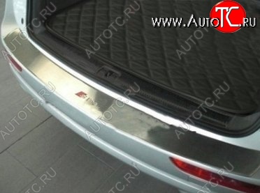 8 599 р. Защитная накладка на задний бампер (рестайлинг) СТ Audi Q5 8R дорестайлинг (2008-2012)  с доставкой в г. Майкоп