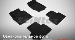 Износостойкие коврики в салон SeiNtex Premium 3D 4 шт. (ворсовые, черные) Audi Q5  8R (2008-2017) дорестайлинг, рестайлинг
