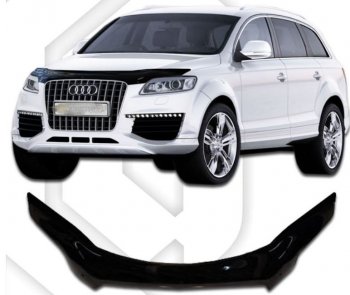 Дефлектор капота CA-Plastic exclusive Audi Q7 4L рестайлинг (2009-2015)