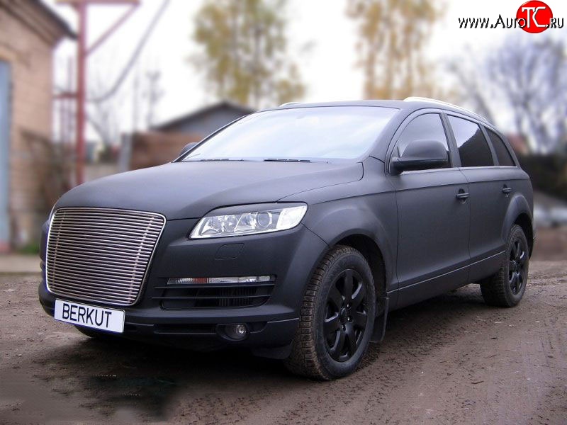 7 299 р. Декоративная вставка воздухозаборника Berkut Audi Q7 4L дорестайлинг (2005-2009)  с доставкой в г. Майкоп