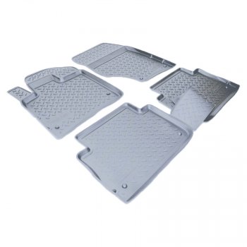 Коврики салона Norplast Unidec Audi Q7  4L (2005-2009) дорестайлинг (Цвет: серый)
