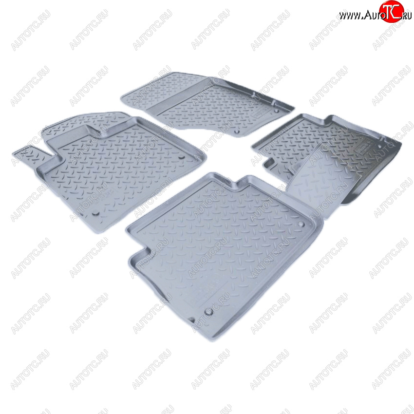 3 799 р. Коврики салона Norplast Unidec  Audi Q7  4L (2005-2009) дорестайлинг (Цвет: серый)  с доставкой в г. Майкоп