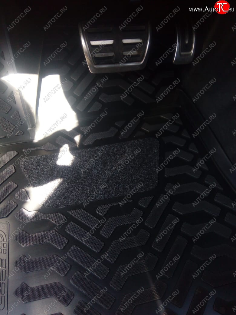 2 749 р. Коврики салона Aileron (3D с подпятником, 5 мест) Audi Q7 4M рестайлинг (2019-2022)  с доставкой в г. Майкоп