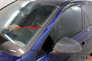 1 699 р. Водостоки лобового стекла Стрелка 11 Audi Q7 4M рестайлинг (2019-2022)  с доставкой в г. Майкоп. Увеличить фотографию 3