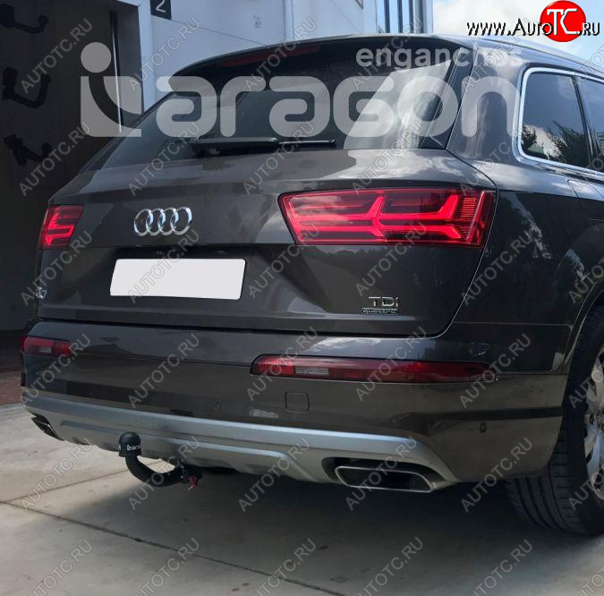 22 699 р. Фаркоп Aragon Audi Q7 4L дорестайлинг (2005-2009) (тип шара: V)  с доставкой в г. Майкоп