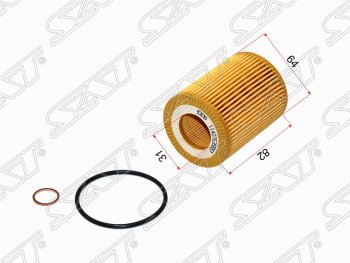 Фильтр масляный SAT (картридж) BMW 1 серия ( F21,  F20) - 3 серия  F30