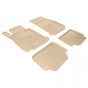 Коврики салона Norplast Unidec BMW 1 серия ( F21,  F20) (2011-2020) хэтчбэк 3 дв. дорестайлинг, хэтчбэк 5 дв. дорестайлинг, хэтчбэк 3 дв. 1-ый рестайлинг, хэтчбэк 3 дв. 2-ой рестайлинг, хэтчбэк 5 дв. 2-ой рестайлинг (Цвет: бежевый)