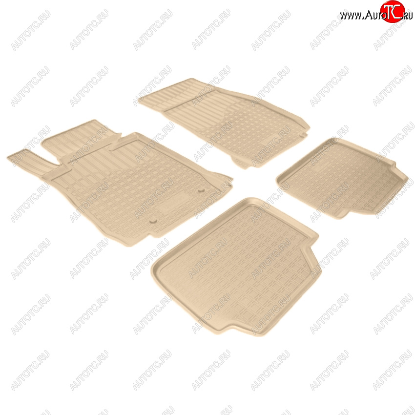 3 479 р. Коврики салона Norplast Unidec  BMW 1 серия ( F21,  F20) (2011-2020) хэтчбэк 3 дв. дорестайлинг, хэтчбэк 5 дв. дорестайлинг, хэтчбэк 3 дв. 1-ый рестайлинг, хэтчбэк 3 дв. 2-ой рестайлинг, хэтчбэк 5 дв. 2-ой рестайлинг (Цвет: бежевый)  с доставкой в г. Майкоп