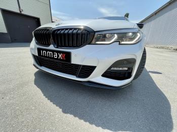 12 299 р. Сплиттер переднего М-бампера М-Perfomance  BMW 3 серия  G20 (2018-2022) седан (цвет: черный глянец)  с доставкой в г. Майкоп. Увеличить фотографию 11