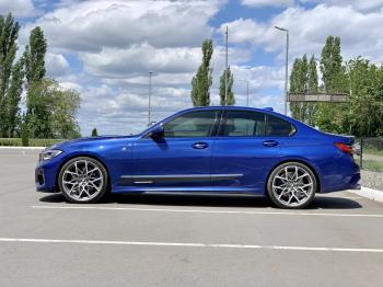 11 999 р. Пластиковые накладки M порогов BMW 3 серия G20 седан (2018-2022) (цвет: черный глянец)  с доставкой в г. Майкоп. Увеличить фотографию 4