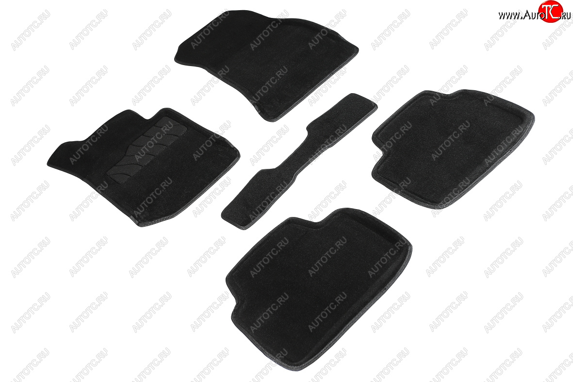 5 699 р. Коврики в салон SEINTEX 3D ВОРС (комплект, 4WD)  BMW 3 серия  G20 (2018-2022) седан (Цвет: черный)  с доставкой в г. Майкоп