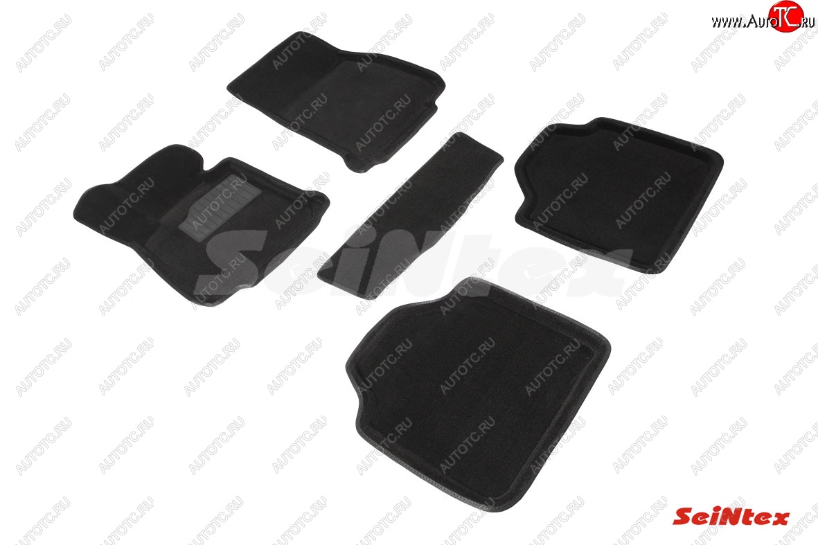 5 699 р. Комплект ворсовых 3D ковриков в салон Seintex  BMW 3 серия  F34 (2012-2016) Grand Turismo лифтбэк дорестайлинг  с доставкой в г. Майкоп