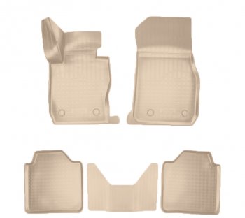 Коврики салона Norplast (полный привод) BMW 3 серия  F34 (2012-2020) Grand Turismo лифтбэк дорестайлинг, Grand Turismo лифтбэк рестайлинг (Цвет: бежевый)