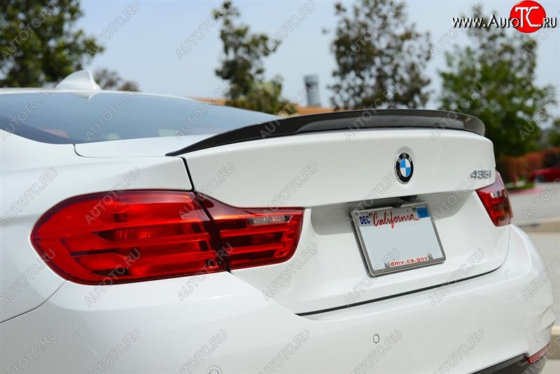 4 149 р. Спойлер багажника Performance BMW 4 серия F32 купе рестайлинг (2017-2020) (Неокрашенный)  с доставкой в г. Майкоп