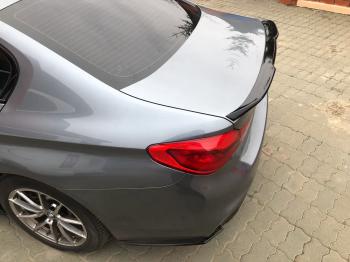 5 999 р. Накладки M-Perfomance под задний бампер (мини-лезвия) Inmax  BMW 5 серия  G30 (2016-2020) дорестайлинг, седан (цвет: черный глянец)  с доставкой в г. Майкоп. Увеличить фотографию 9