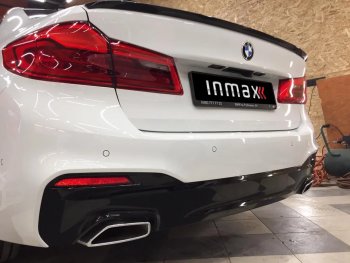 7 999 р. Спойлер багажника M-Performance BMW 5 серия G30 дорестайлинг, седан (2016-2020) (черный глянцевый)  с доставкой в г. Майкоп. Увеличить фотографию 2