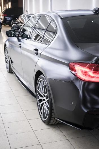 10 999 р. Пластиковые накладки M-порогов BMW 5 серия G30 дорестайлинг, седан (2016-2020)  с доставкой в г. Майкоп. Увеличить фотографию 7