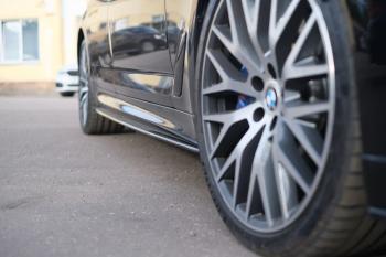 10 999 р. Пластиковые накладки M-порогов BMW 5 серия G30 дорестайлинг, седан (2016-2020)  с доставкой в г. Майкоп. Увеличить фотографию 8
