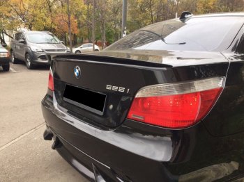 2 799 р. Лип спойлер АВТОКРАТ BMW 5 серия E60 седан дорестайлинг (2003-2007) (Неокрашенный)  с доставкой в г. Майкоп. Увеличить фотографию 3