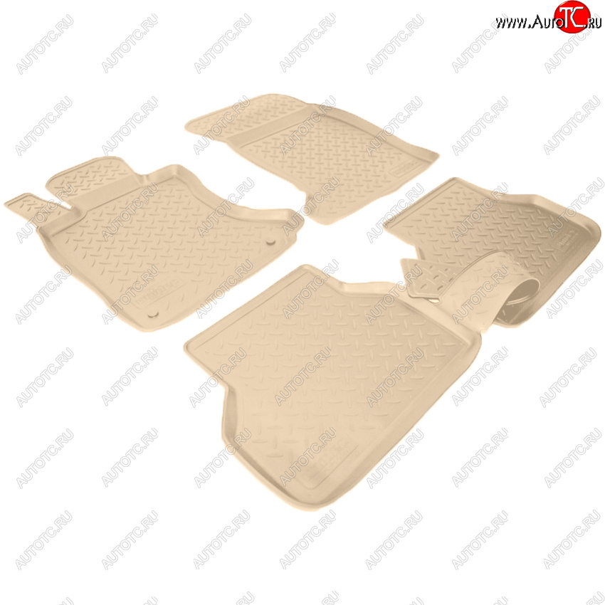 3 899 р. Коврики салона Norplast Unidec  BMW 5 серия ( E60,  E61) (2003-2007) седан дорестайлинг, универсал дорестайлинг (Цвет: бежевый)  с доставкой в г. Майкоп