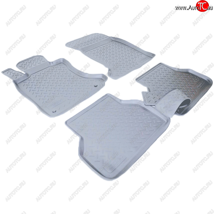 3 899 р. Коврики салона Norplast Unidec  BMW 5 серия ( E60,  E61) (2003-2007) седан дорестайлинг, универсал дорестайлинг (Цвет: серый)  с доставкой в г. Майкоп