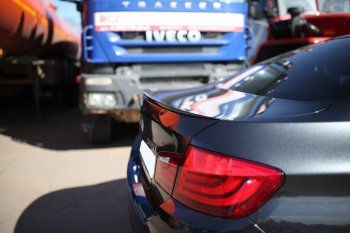 3 399 р. Лип спойлер PRO АВТОКРАТ BMW 5 серия F11 дорестайлинг, универсал (2009-2013) (Неокрашенный)  с доставкой в г. Майкоп. Увеличить фотографию 5