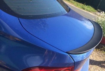 5 999 р. Лип спойлер М-Perfomance BMW 3 серия F30 седан дорестайлинг (2012-2015) (Черный матовый)  с доставкой в г. Майкоп. Увеличить фотографию 2
