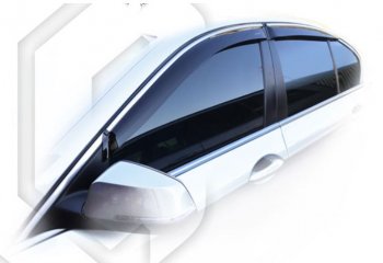 Дефлектора окон CA-Plastic BMW 5 серия F10 седан дорестайлинг (2009-2013)