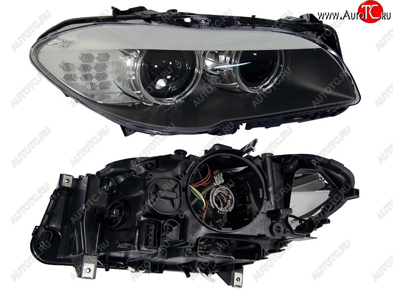 15 399 р. Правая передняя фара SAT (ксенон, LED) BMW 5 серия F10 седан дорестайлинг (2009-2013)  с доставкой в г. Майкоп