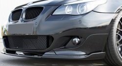 19 899 р. Накладка на передний бампер М-Техник BMW 5 серия E60 седан дорестайлинг (2003-2007)  с доставкой в г. Майкоп. Увеличить фотографию 2