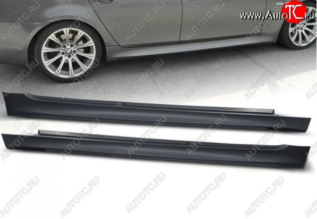 17 449 р. Пороги накладки E60 (Sedan) M-pakiet BMW 5 серия E60 седан дорестайлинг (2003-2007) (Неокрашенные)  с доставкой в г. Майкоп