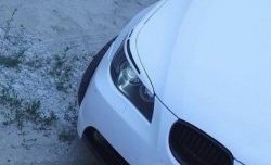 1 249 р. Реснички на фары CT BMW 5 серия E60 седан дорестайлинг (2003-2007) (Неокрашенные)  с доставкой в г. Майкоп. Увеличить фотографию 2