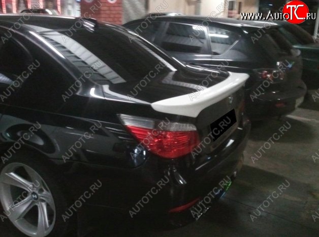2 999 р. Лип спойлер LiP BMW 5 серия E60 седан дорестайлинг (2003-2007) (Неокрашенный)  с доставкой в г. Майкоп