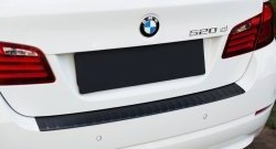 1 459 р. Накладка на задний бампер RA BMW 5 серия F10 седан дорестайлинг (2009-2013) (Поверхность шагрень)  с доставкой в г. Майкоп. Увеличить фотографию 2