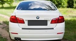 1 459 р. Накладка на задний бампер RA BMW 5 серия F10 седан дорестайлинг (2009-2013) (Поверхность шагрень)  с доставкой в г. Майкоп. Увеличить фотографию 3