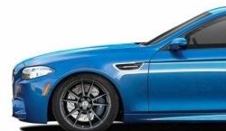 9 049 р. Пороги накладки M-Style BMW 5 серия F10 рестайлинг, седан (2013-2017) (Неокрашенные)  с доставкой в г. Майкоп. Увеличить фотографию 3