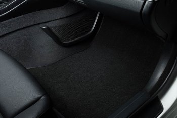 5 699 р. Коврики в салон SEINTEX LUX (3D ВОРС, комплект) BMW 5 серия E60 седан дорестайлинг (2003-2007) (Цвет: черный)  с доставкой в г. Майкоп. Увеличить фотографию 4
