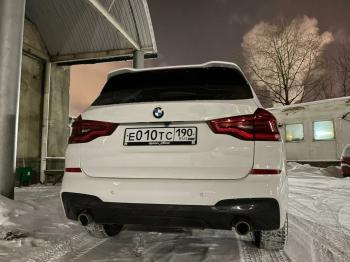 8 999 р. Спойлер Inmax в стиле X3M (F97)  BMW X3  G01 (2017-2023) дорестайлинг, рестайлинг (Неокрашенный)  с доставкой в г. Майкоп. Увеличить фотографию 10