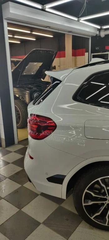 8 999 р. Спойлер Inmax в стиле X3M (F97)  BMW X3  G01 (2017-2023) дорестайлинг, рестайлинг (Неокрашенный)  с доставкой в г. Майкоп. Увеличить фотографию 4