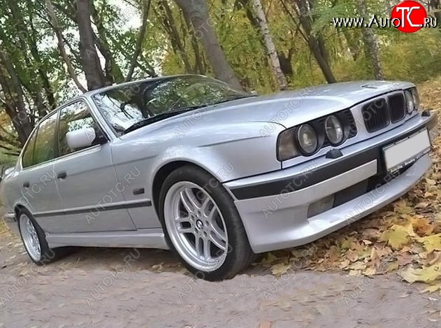 4 499 р. Накладка на передний бампер Schnitzer BMW 5 серия E34 универсал (1988-1996)  с доставкой в г. Майкоп